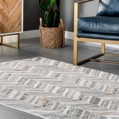 NuLOOM Masha Modern Abstract Chevron Area Rug