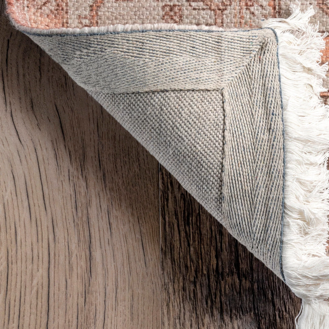 NuLOOM Lorena Hand Woven Traditional Medallion Flatweave Area Rug 7 NuLOOM Lorena Hand Woven Traditional Medallion Flatweave Area Rug