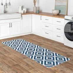 NuLOOM New Arrivals Kellee Machine Washable Modern Diamonds Area Rug
