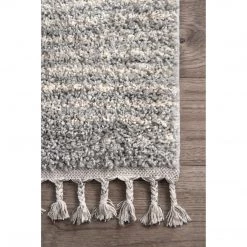 NuLOOM Best Sellers Bria Moroccan Diamond Tassel Area Rug