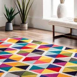 NuLOOM Maris Triangles Area Rug Contemporary