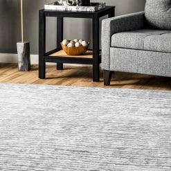 NuLOOM Avelina Abstract Stripes Machine Washable Area Rug