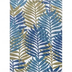 NuLOOM Molly Textured Tropical Leaves Indoor/Outdoor Area Rug New Arrivals