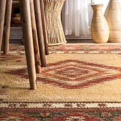 NuLOOM Tribal Diamond Margene Area Rug Small