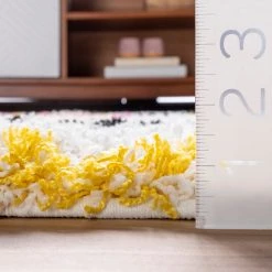 NuLOOM New Arrivals Teegan Cozy Shag Tribal Tassel Area Rug