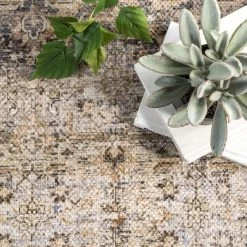 NuLOOM Ashleigh Hand Woven Vintage Distressed Flatweave Area Rug