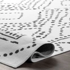 NuLOOM New Arrivals Mila Machine Washable Diamond Trellis Area Rug