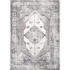 NuLOOM New Arrivals Gladys Machine Washable Vintage Medallion Area Rug