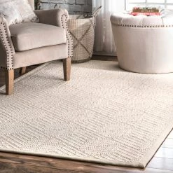 NuLOOM New Arrivals Natural Textured Suzanne Area Rug
