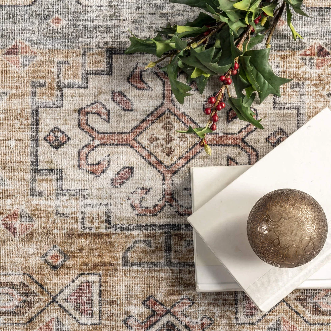 NuLOOM Palace Medallion Washable Area Rug 6 NuLOOM Palace Medallion Washable Area Rug