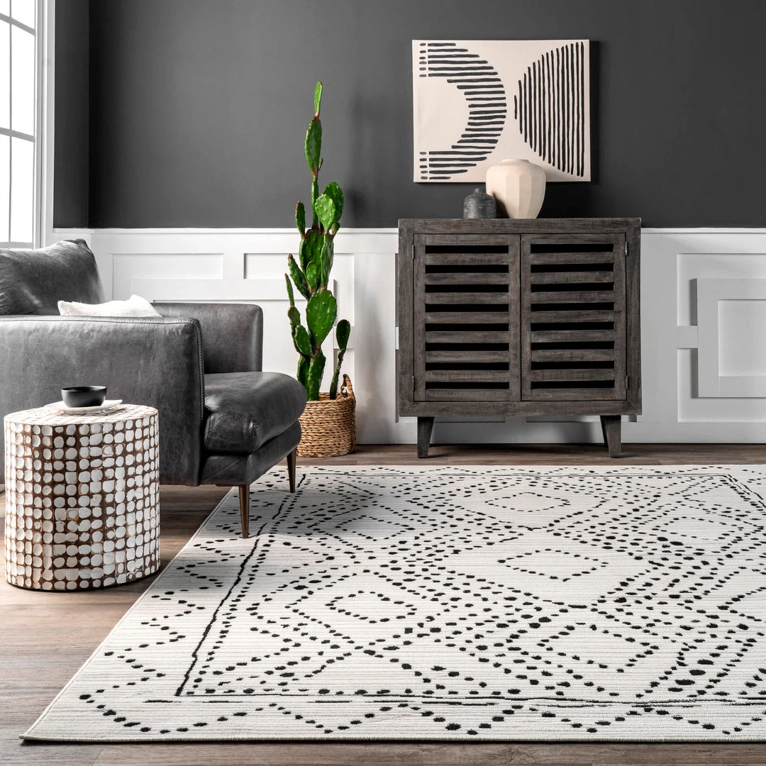 NuLOOM New Arrivals Mila Dotted Diamond Trellis Area Rug 8 NuLOOM New Arrivals Mila Dotted Diamond Trellis Area Rug