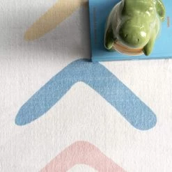 NuLOOM Evelyn Kids Chevron Nursery Or Playroom Area Rug