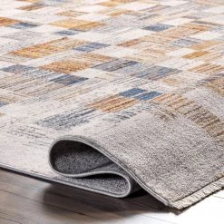 NuLOOM Mindy Faded Contemporary Tiles Fringe Area Rug