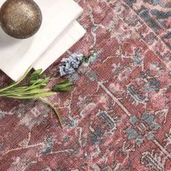 NuLOOM Katie Machine Washable Distressed Bordered Area Rug