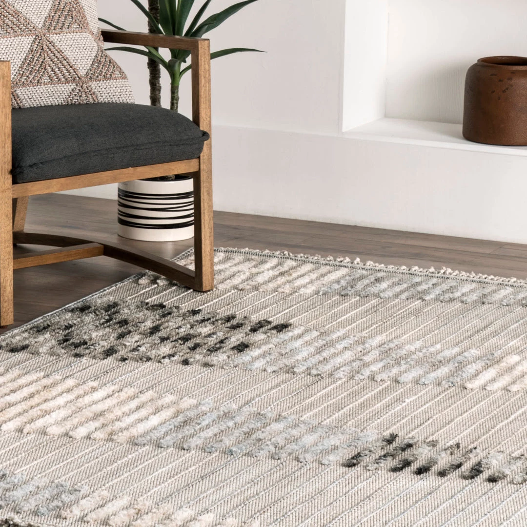 NuLOOM Maira Abstract Textured Striped Area Rug New Arrivals 9 NuLOOM Maira Abstract Textured Striped Area Rug New Arrivals
