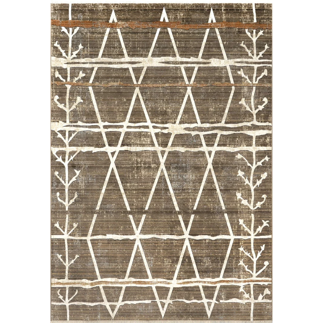 NuLOOM New Arrivals Pippa Distressed Diamond Trellis Fringe Area Rug 1 NuLOOM New Arrivals Pippa Distressed Diamond Trellis Fringe Area Rug