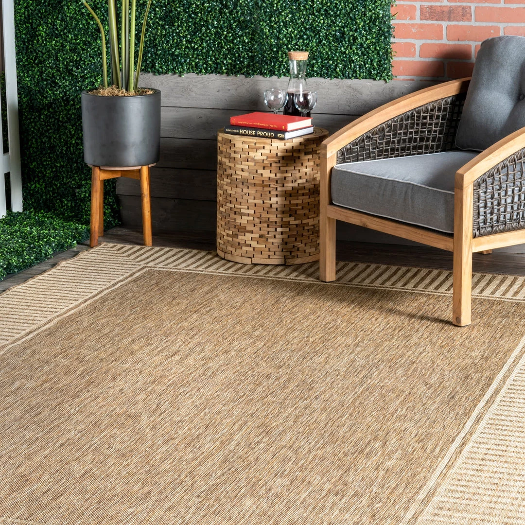 NuLOOM Asha Simple Border Indoor/Outdoor Area Rug New Arrivals 19 NuLOOM Asha Simple Border Indoor/Outdoor Area Rug New Arrivals