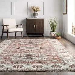 NuLOOM Deandra Vintage Oriental Fringed Area Rug 16 NuLOOM Deandra Vintage Oriental Fringed Area Rug