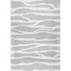 NuLOOM Natalia High Low Zebra Stripe Soft Shaggy Area Rug
