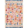 NuLOOM Living Room Hand Tufted Moroccan Helaine Shaggy Area Rug