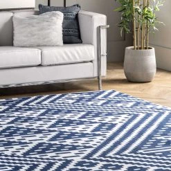 NuLOOM Jagged Modern Trellis Washable Area Rug