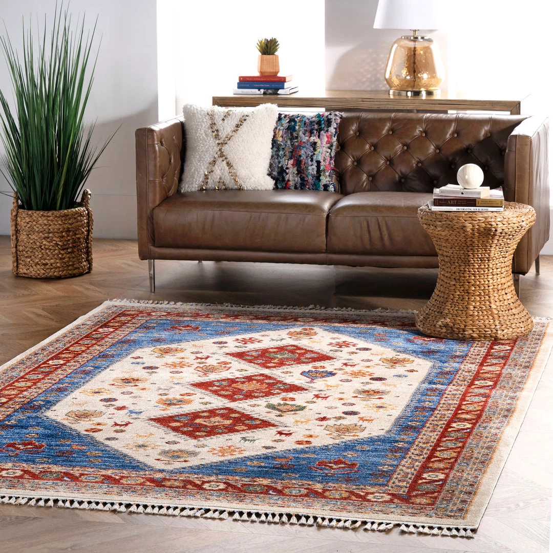 NuLOOM Romee Medallion Tassel Area Rug New Arrivals 2 NuLOOM Romee Medallion Tassel Area Rug New Arrivals