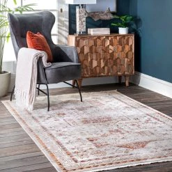 NuLOOM New Arrivals Zahra Faded Native Panels Area Rug