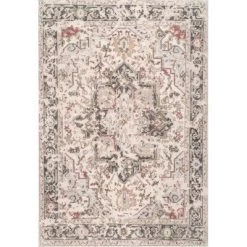 NuLOOM Maren Hand Knotted Castle Medallion Area Rug