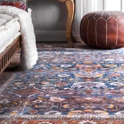 NuLOOM Vintage Floral Audria Fringe Kilim Area Rug New Arrivals