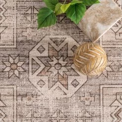 NuLOOM Amie Persian Border Machine Washable Area Rug New Arrivals