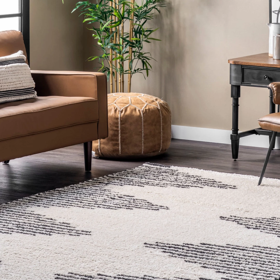 NuLOOM Morgan Contemporary Diamond Soft Shag Fringe Area Rug New Arrivals 9 NuLOOM Morgan Contemporary Diamond Soft Shag Fringe Area Rug New Arrivals