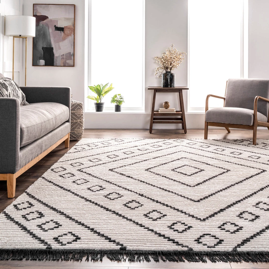 NuLOOM New Arrivals Lara Diamond Fringed Area Rug 8 NuLOOM New Arrivals Lara Diamond Fringed Area Rug