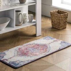NuLOOM Vintage Medallion Anti Fatigue Kitchen Or Laundry Room Comfort Mat New Arrivals