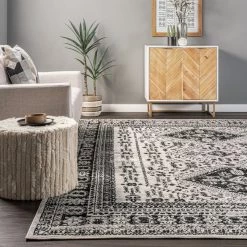 NuLOOM New Arrivals Emily Traditional Medallion Area Rug