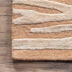 NuLOOM Contemporary Hand Tufted Plush Zebra Area Rug 67 NuLOOM Contemporary Hand Tufted Plush Zebra Area Rug