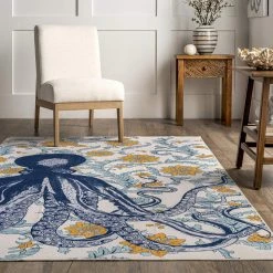 NuLOOM Patricia Machine Washable Octopus Area Rug 18 NuLOOM Patricia Machine Washable Octopus Area Rug