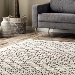 NuLOOM Naomi Soft Shag Moroccan Fringe Area Rug New Arrivals