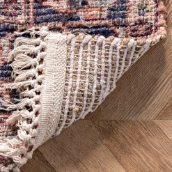 NuLOOM Kiersten Floral Medallion Flatweave Tassel Area Rug 15 NuLOOM Kiersten Floral Medallion Flatweave Tassel Area Rug