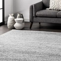 NuLOOM New Arrivals Hart Machine Washable Abstract Tribal Area Rug