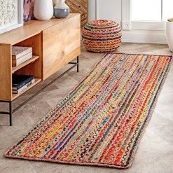 NuLOOM Aleen Braided Cotton/Jute Area Rug
