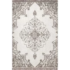 NuLOOM Vintage Medallion Yevette Indoor/Outdoor Area Rug Medium