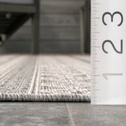 NuLOOM New Arrivals Devon Geometric Stiped Indoor/Outdoor Area Rug