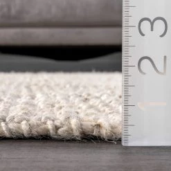 NuLOOM Best Sellers Ashli Solid Jute Area Rug