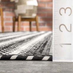 NuLOOM Kennedy Braided Stripes Indoor/Outdoor Area Rug