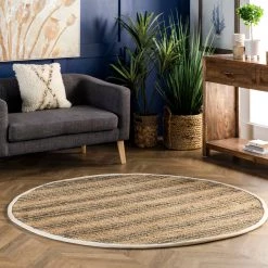 NuLOOM Hand Loomed Sandy Jute Area Rug New Arrivals