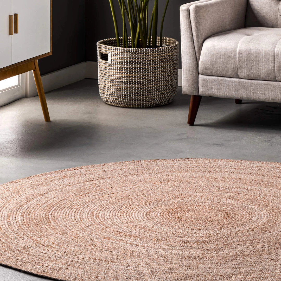NuLOOM Kyla Handmade Braided Farmhouse Round Area Rug New Arrivals 8 NuLOOM Kyla Handmade Braided Farmhouse Round Area Rug New Arrivals