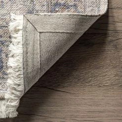 NuLOOM Cara Hand Woven Floral Flatweave Fringe Area Rug