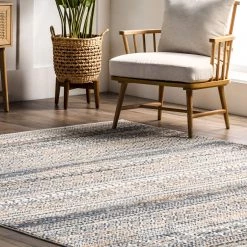 NuLOOM Lily Transitional Stripes Tribal Area Rug New Arrivals 17 NuLOOM Lily Transitional Stripes Tribal Area Rug New Arrivals