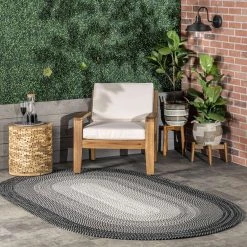 NuLOOM Juliana Ombre Braided Indoor/Outdoor Area Rug