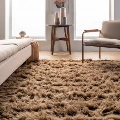 NuLOOM Hand Woven Genuine Greek Flokati Shag Area Rug